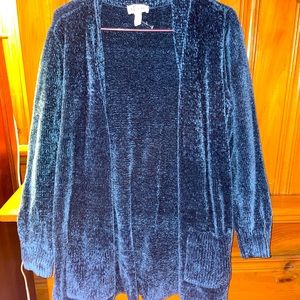 Teal-ish blue soft cardigan